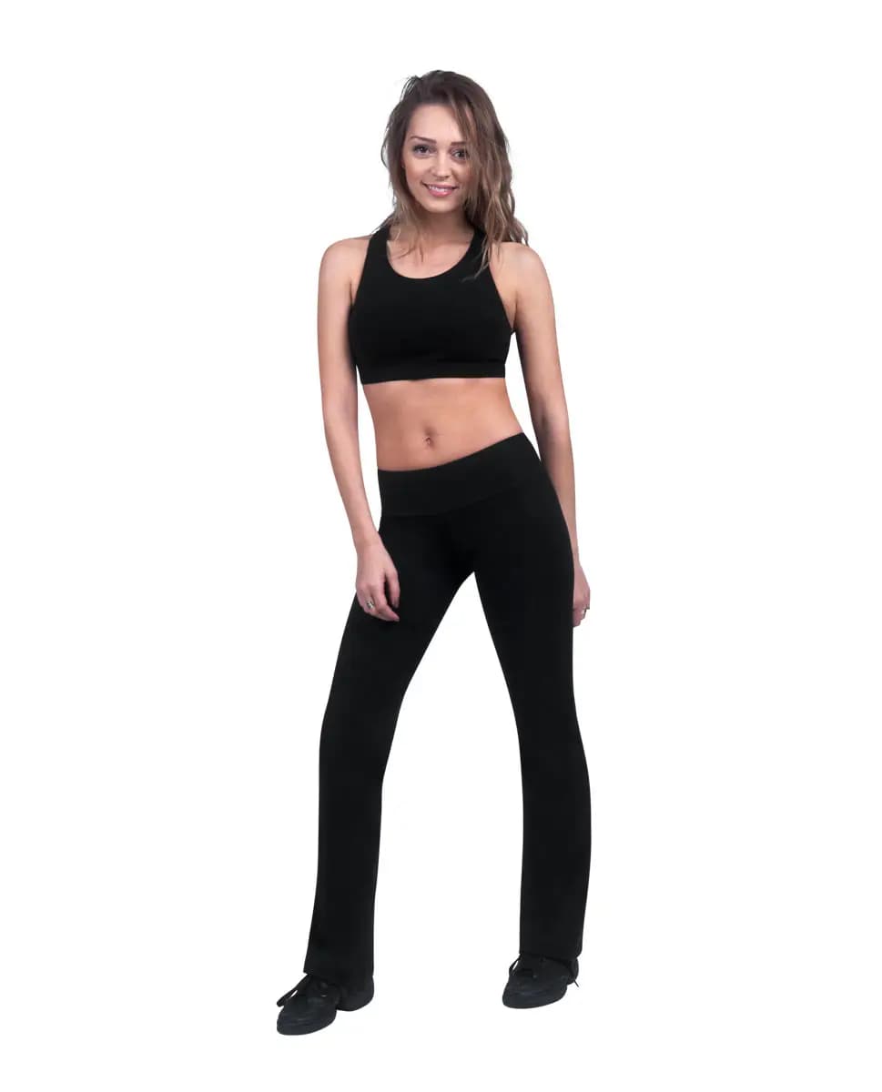Brushed Cotton Wide Waistband Dance Pants Sabrina