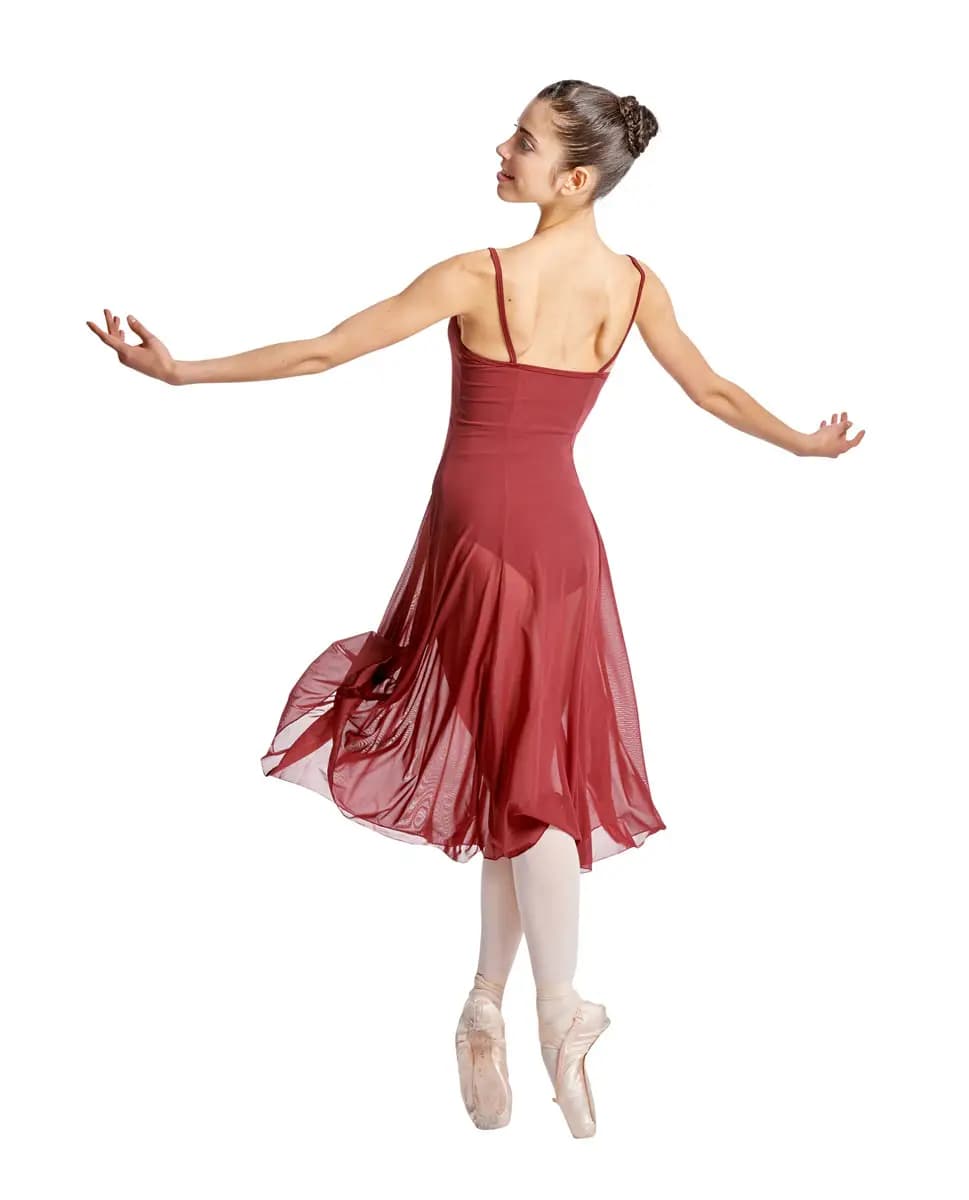 Long Mesh Dress Leotard Claire