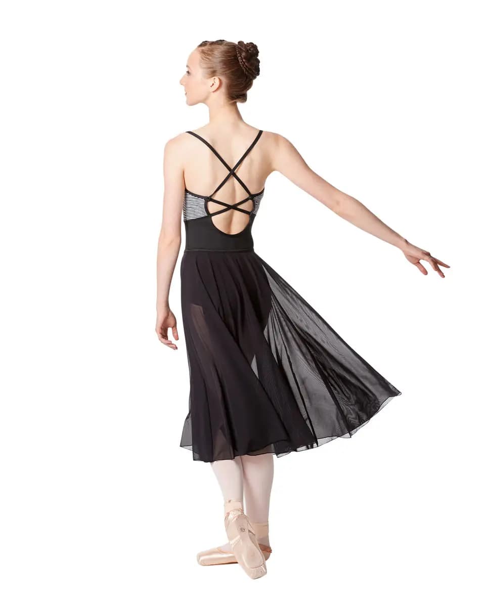 Girls Mesh Long Sheer Skirt Emilia
