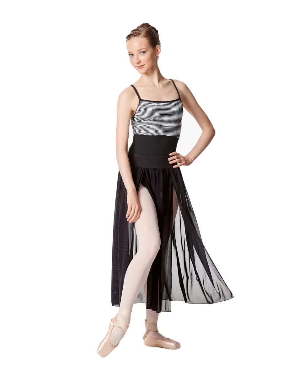 Mesh 2 Sides Slit Sheer Skirt Keira