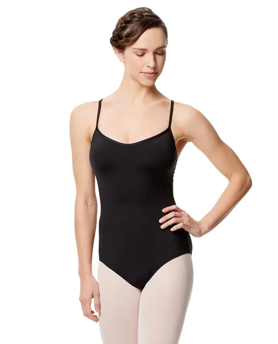Microfiber Camisole Leotard Addie With Pockets for Bra Cups