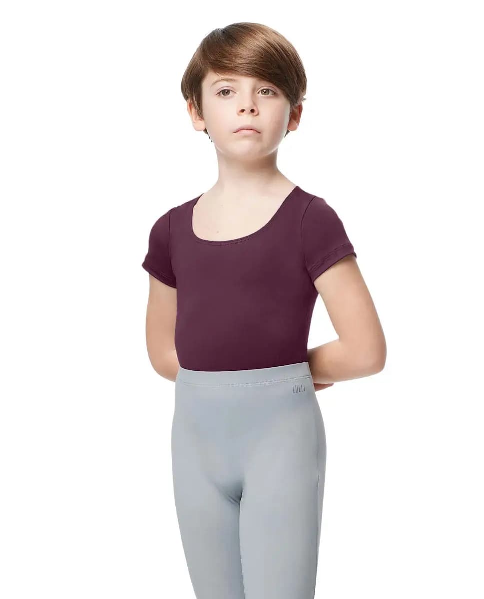 Boys Tactel Short Sleeve Dance Leotard Terryl