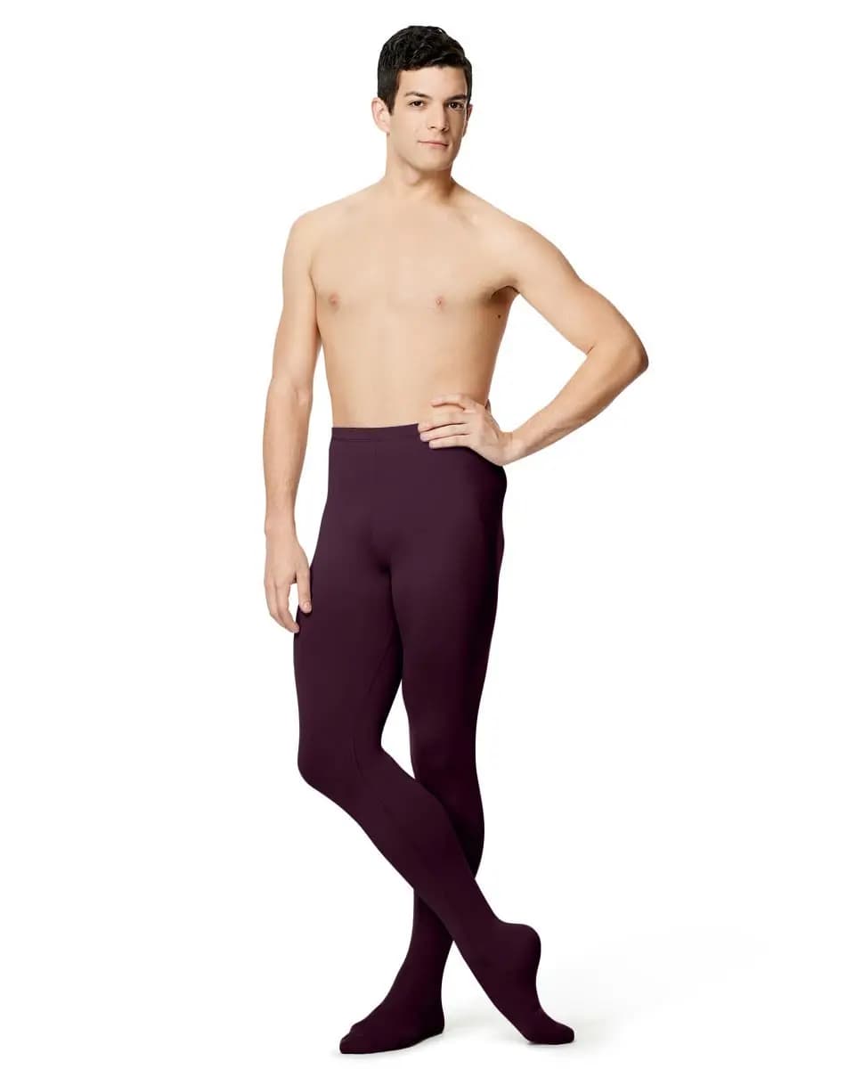 Mens Microfiber Dance Footed Leggings Raphael
