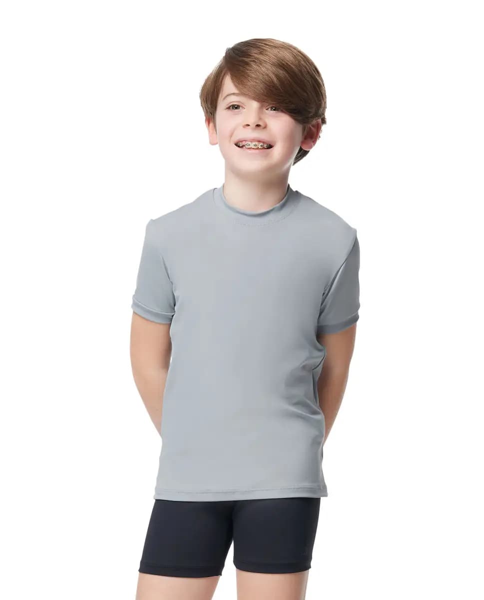 Boys Tactel Short Sleeve Dance Top Ferdinand
