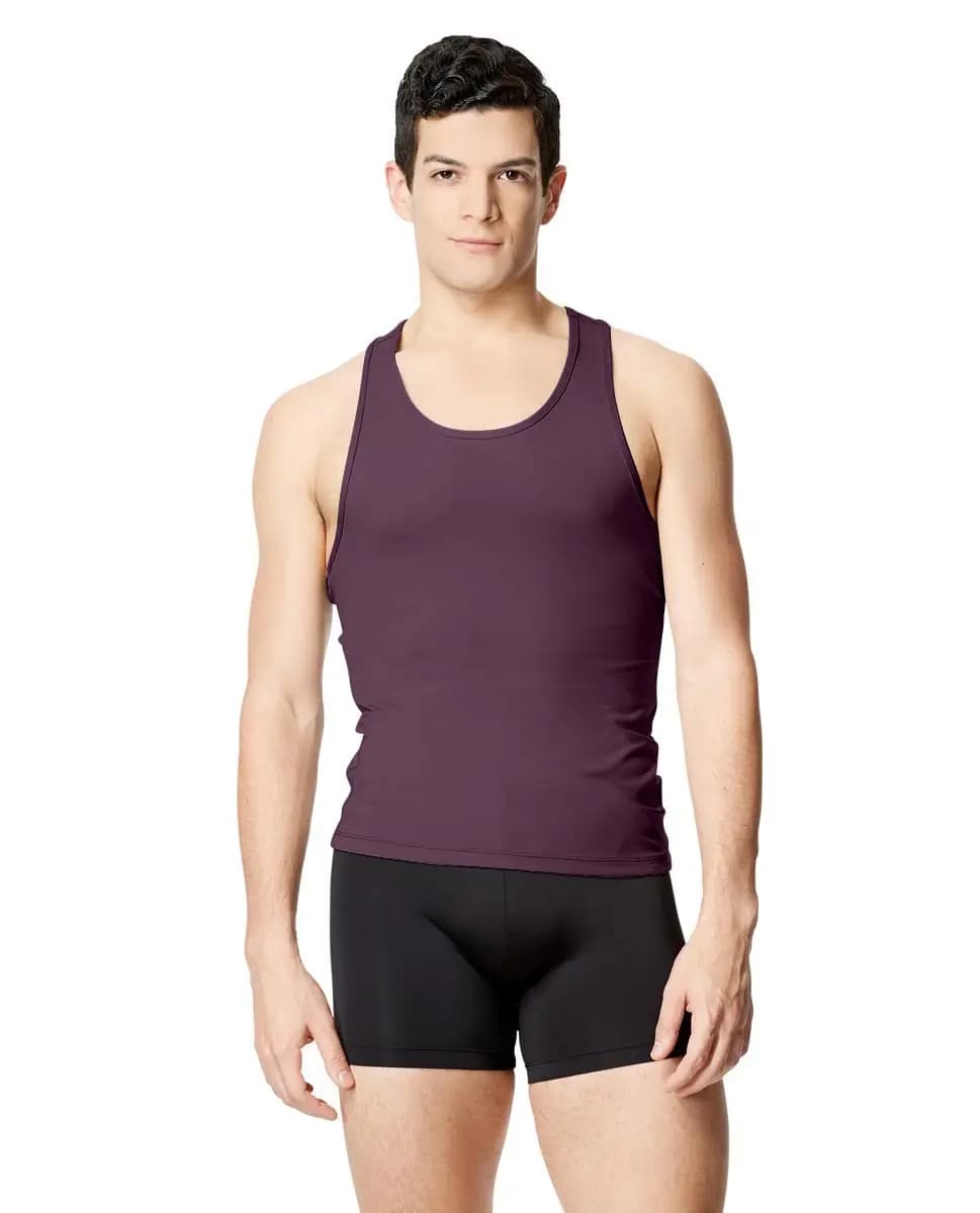 Mens Microfiber Racerback Tank Top Lucas