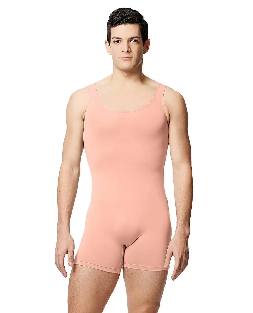 Mens Microfiber Tank Shorty Unitard Balzac