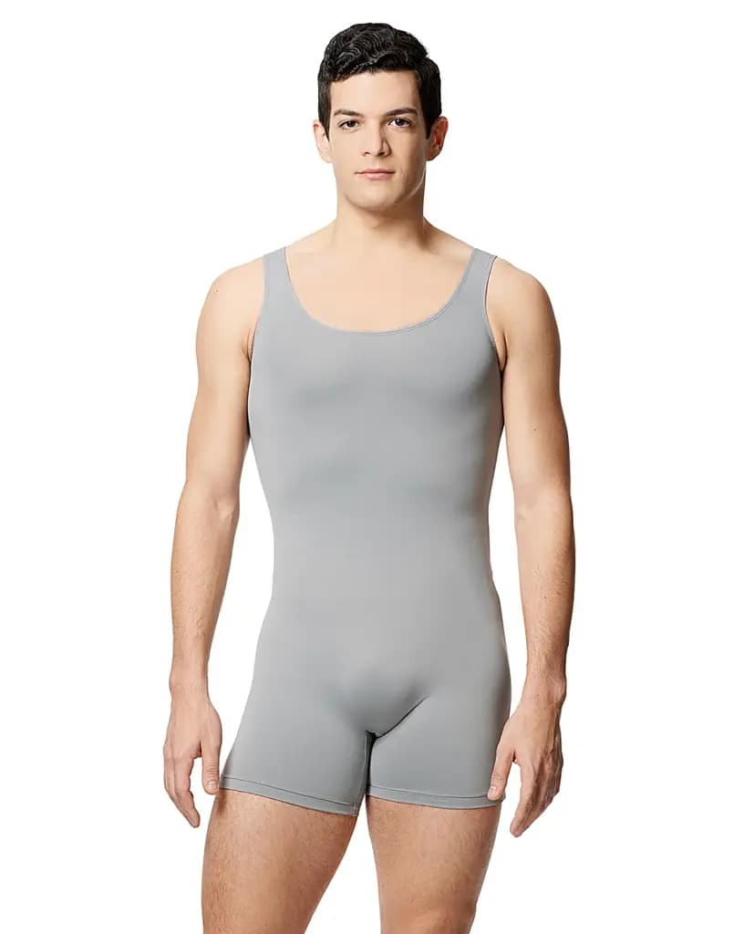 Mens Microfiber Tank Shorty Unitard Balzac