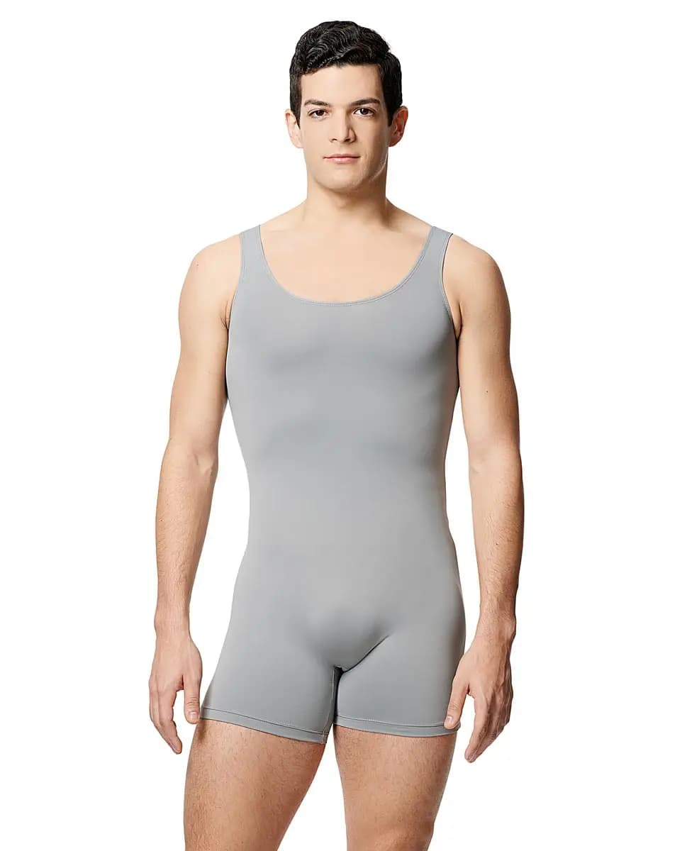 Mens Microfiber Tank Shorty Unitard Balzac