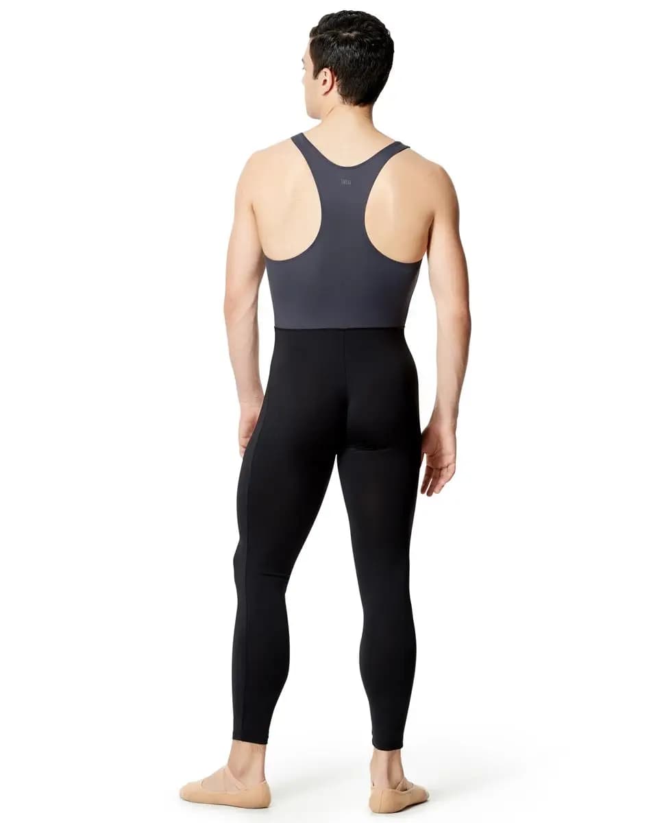 Mens Microfiber Racerback Two Tone Footless Unitard Bernie
