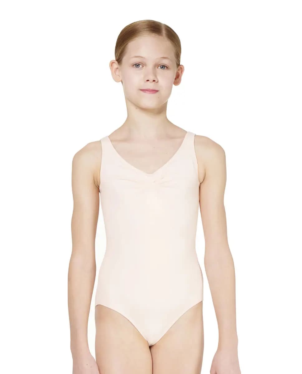 Girls Pinch Front Tank Leotard Dakini