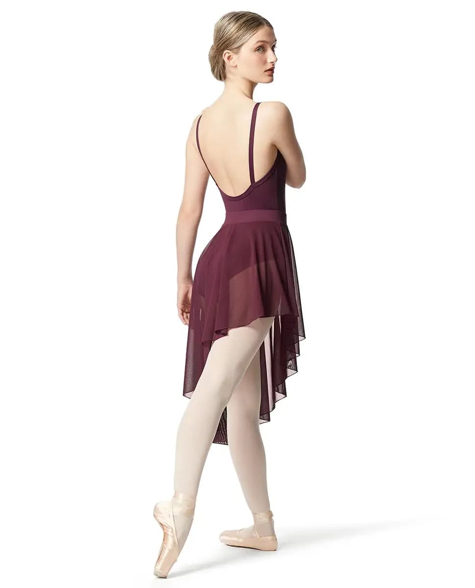 Pull on Asymmetric Dance Skirt Dakini