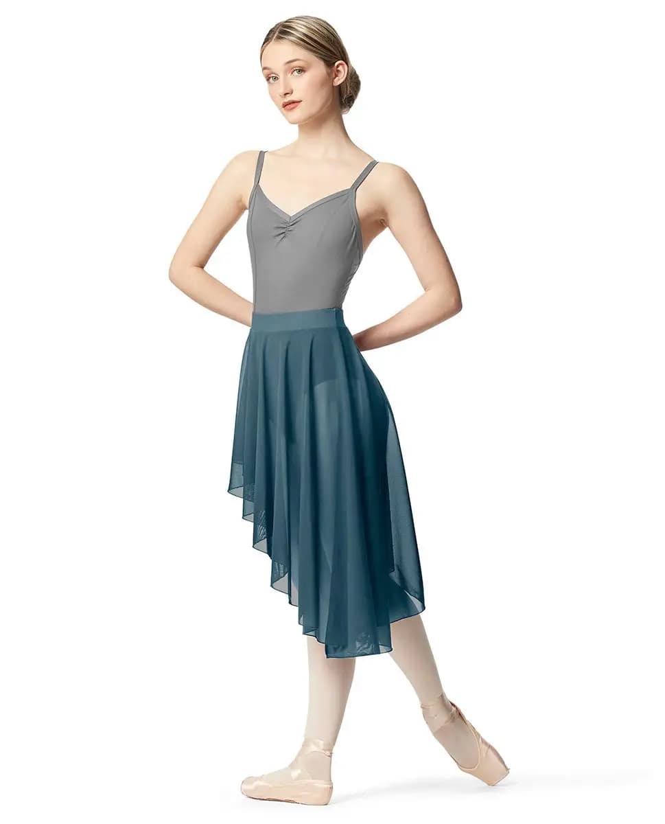 Pull on Asymmetric Dance Skirt Dakini