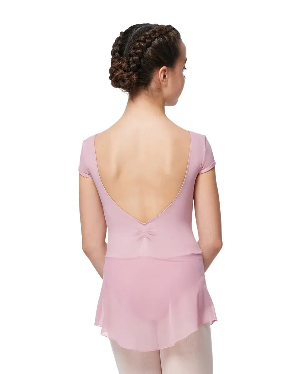 Girls Cap Sleeve Dressed Leotard Sofya