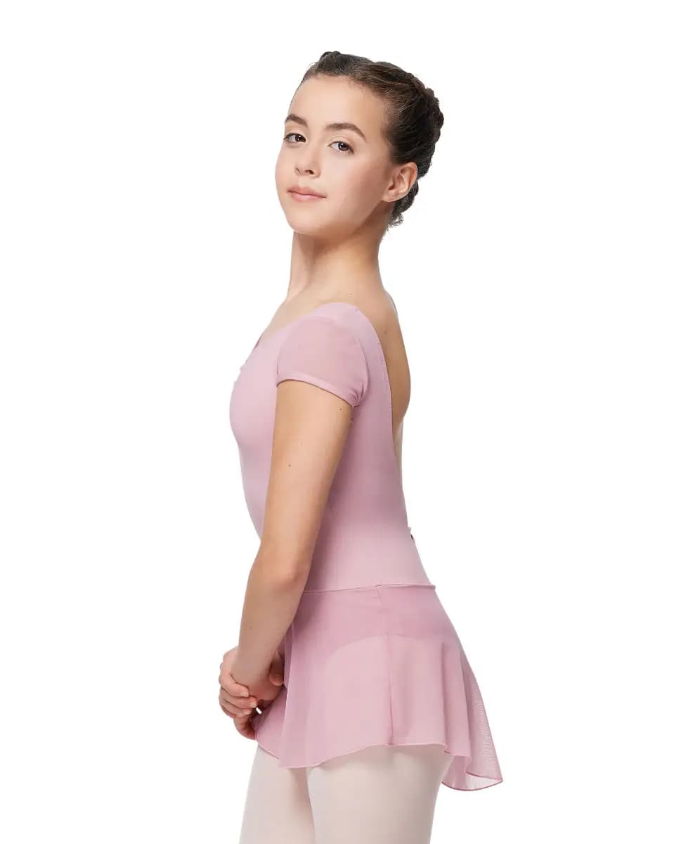 Girls Cap Sleeve Dressed Leotard Sofya