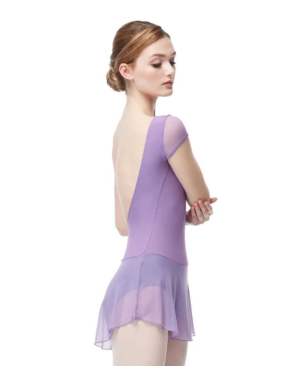 Cap Sleeve Dressed Leotard Sofya