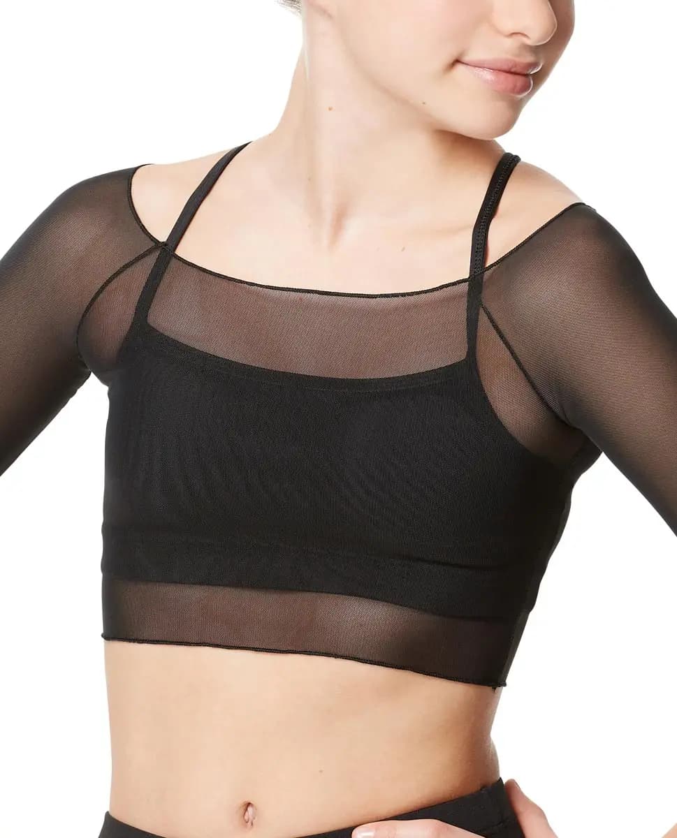 Girls Mesh Cropped Top Isla