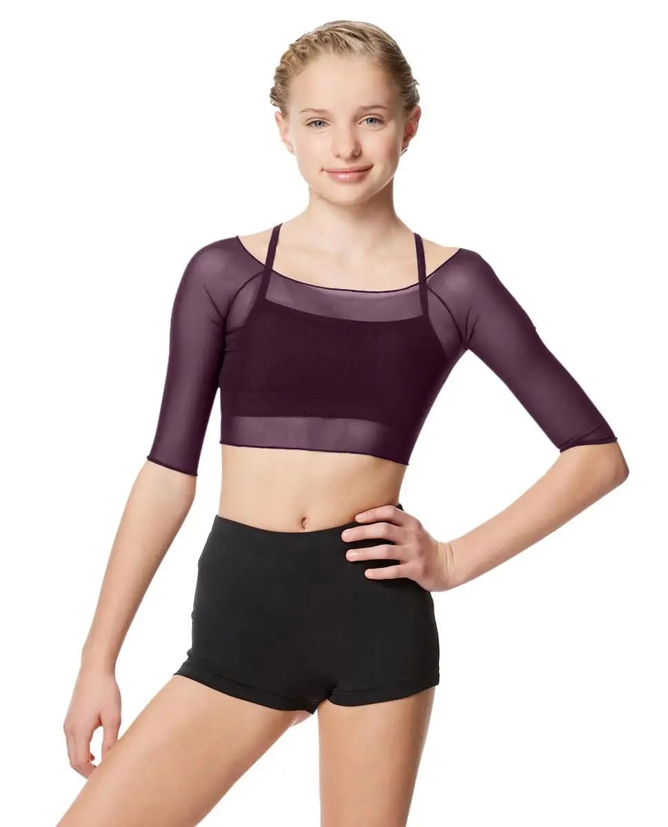 Girls Mesh Cropped Top Isla