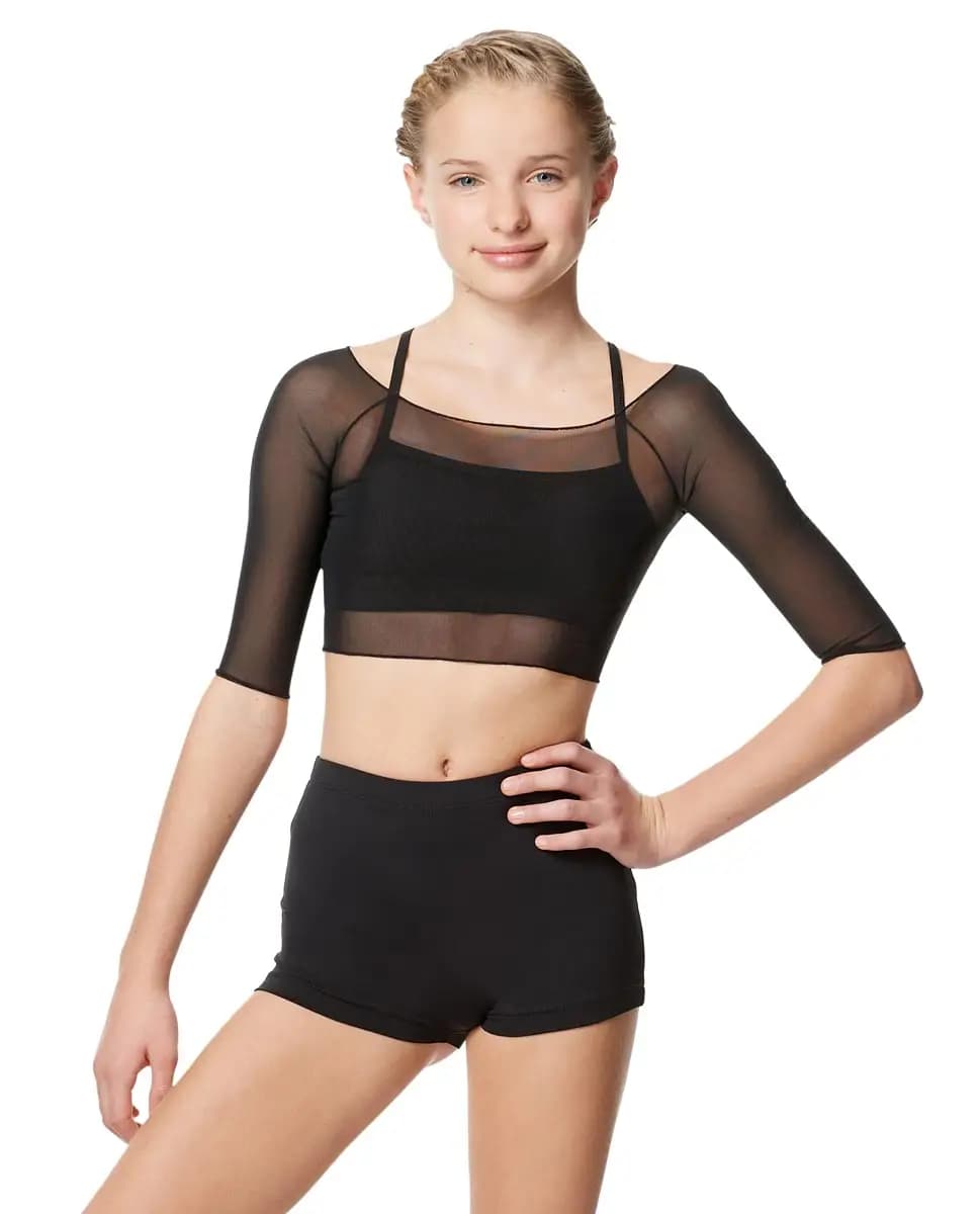 Girls Mesh Cropped Top Isla