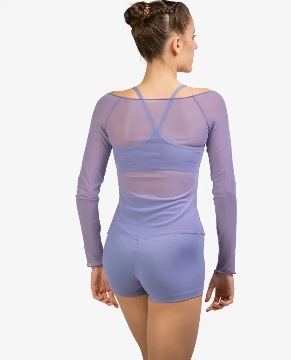 Women Mesh Long Sleeve Top Faith
