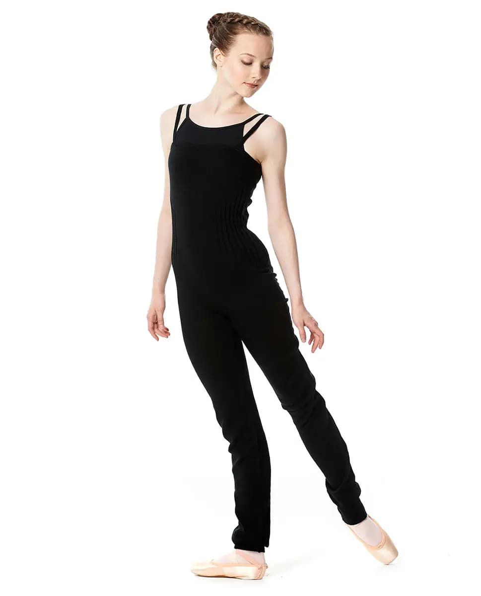 LULLI Knit Warm ups Overalls With Ankle Cuffs