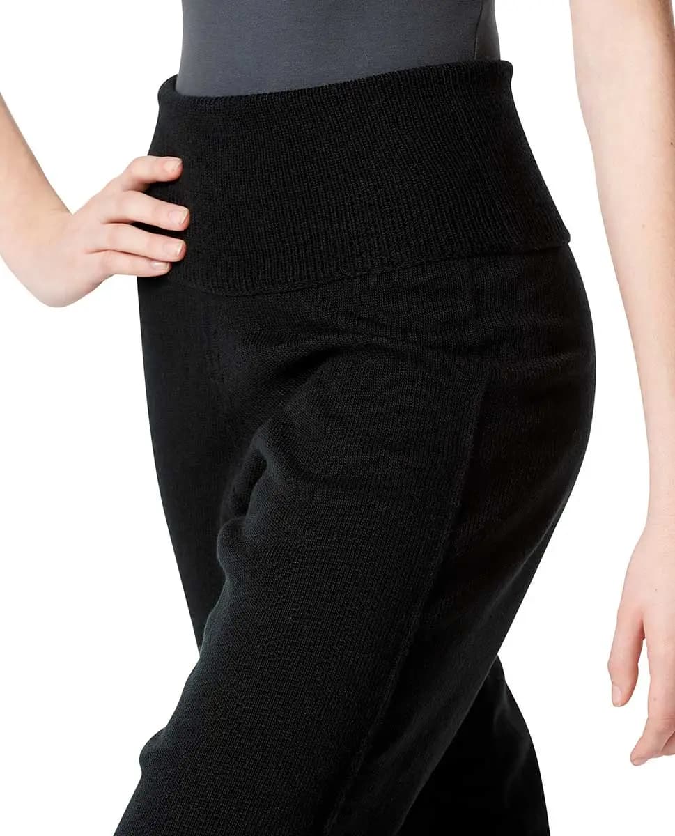 Knitted High Waist  Warm Up Loose Pants