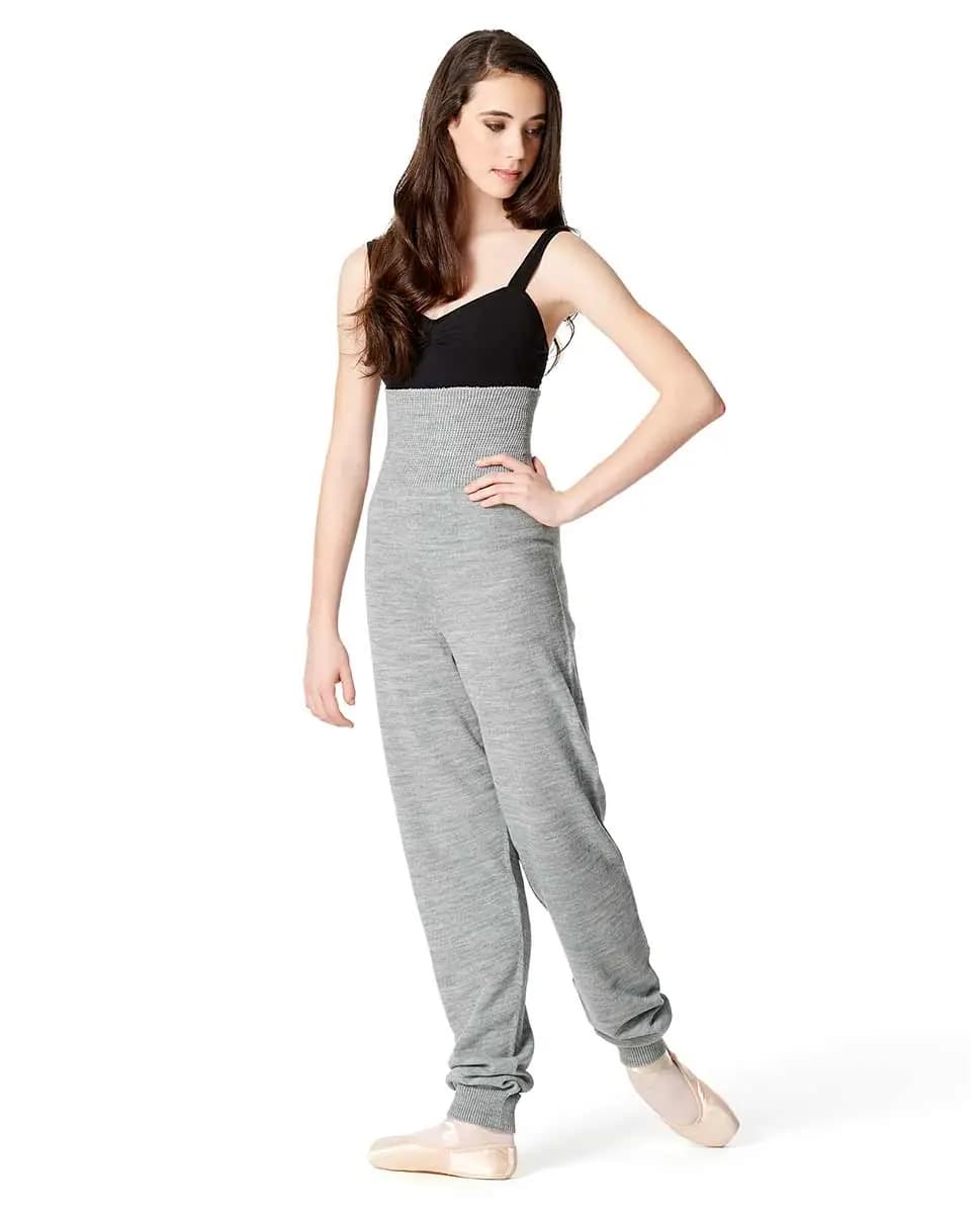 Knitted High Waist  Warm Up Loose Pants