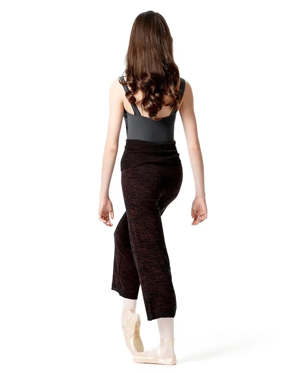 Knitted High Waist 7/8  Warm Up Pants