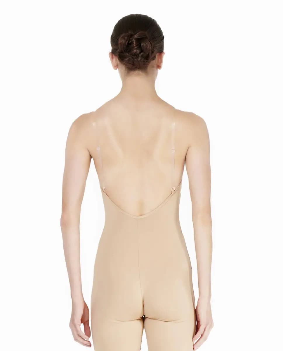 Undergarment Unitard Clear Straps Elektra