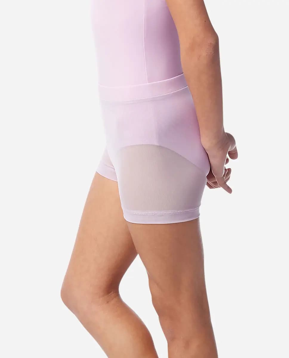 Girls Mesh Short Raven