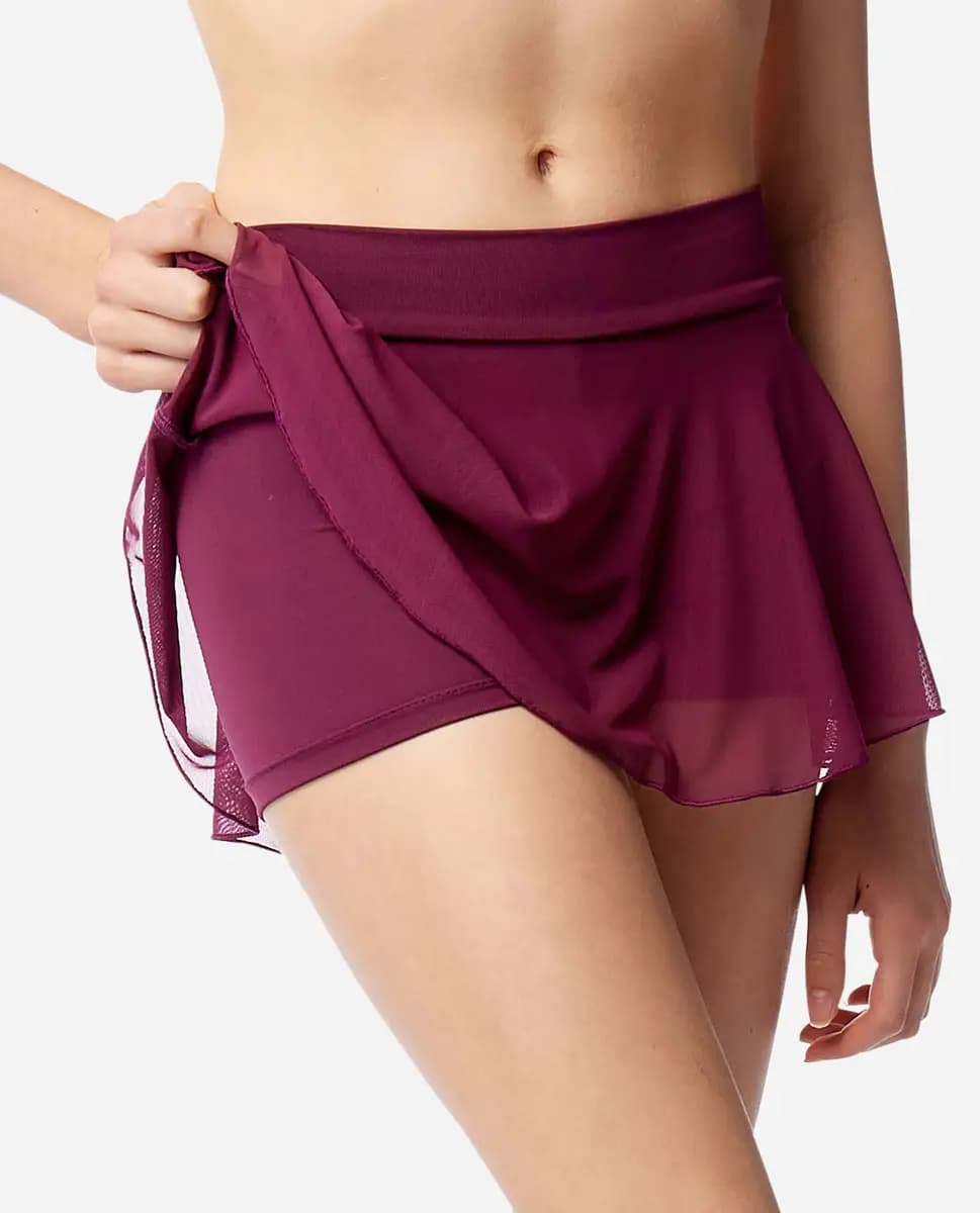 Girls High Waisted Skirted Shorts Amaya