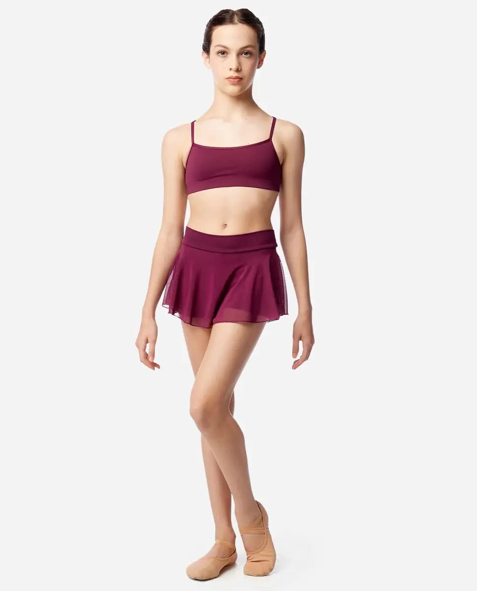 Girls High Waisted Skirted Shorts Amaya