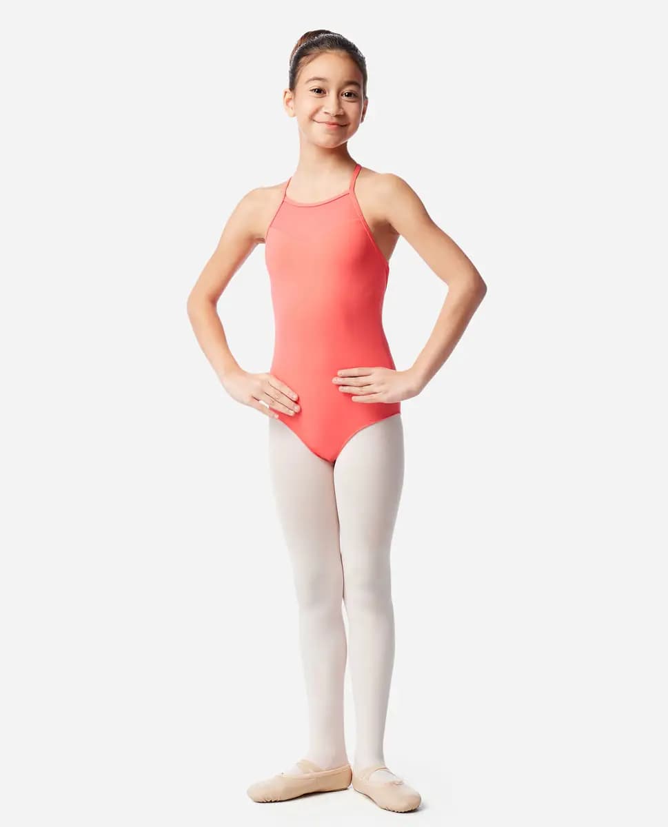 Girls Low Back Camisole Leotard Summer