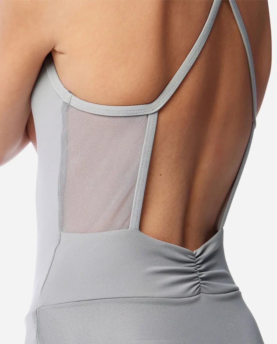 Girls Skirted Camisole Leotard Rose