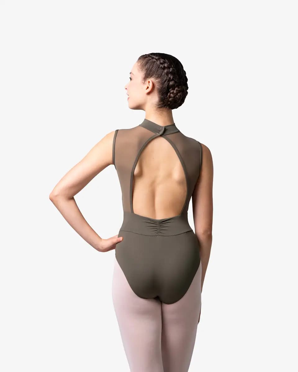Womens Mock Neck Leotard Marcella