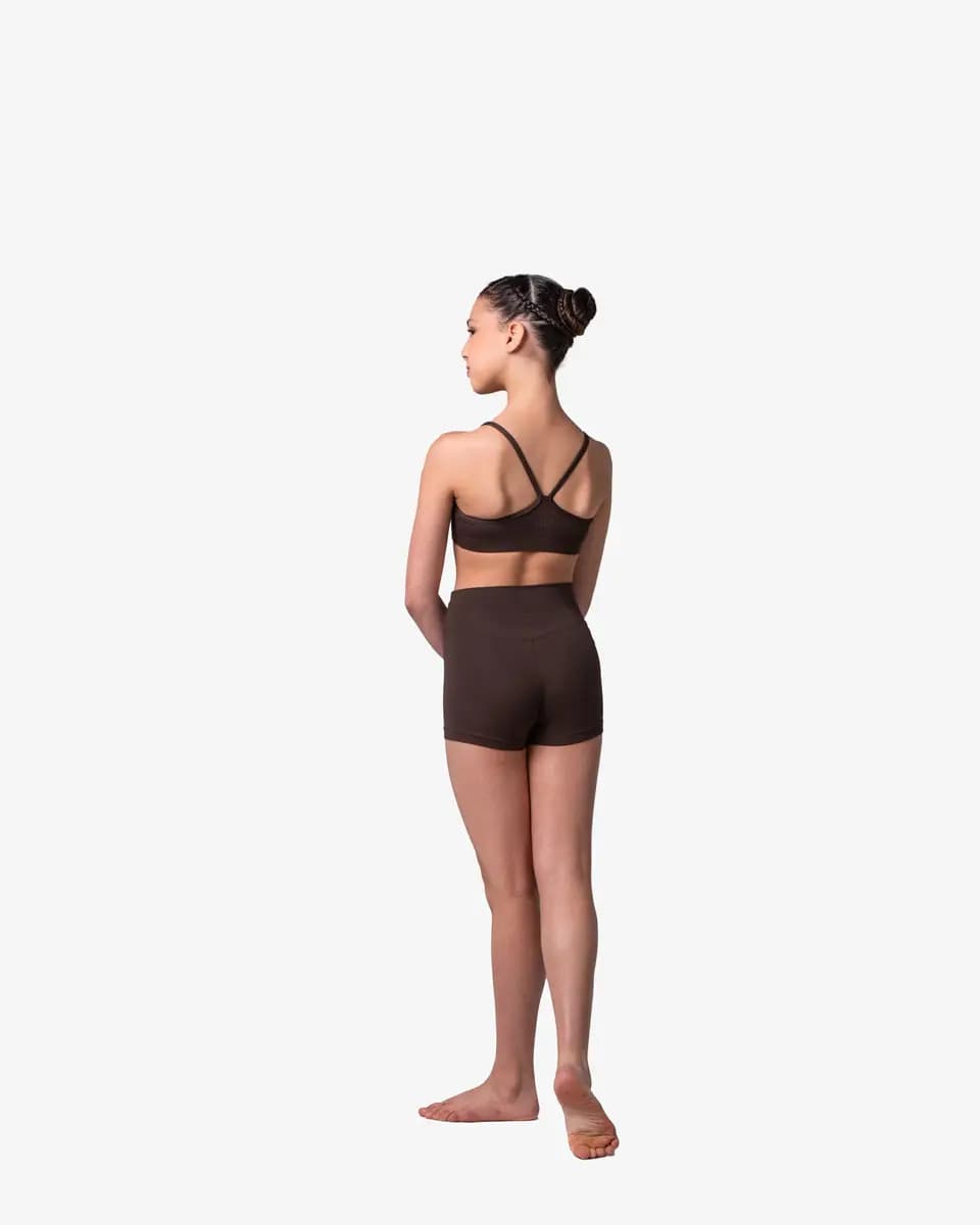 Girls High Waist Dance Shorts Gabriella
