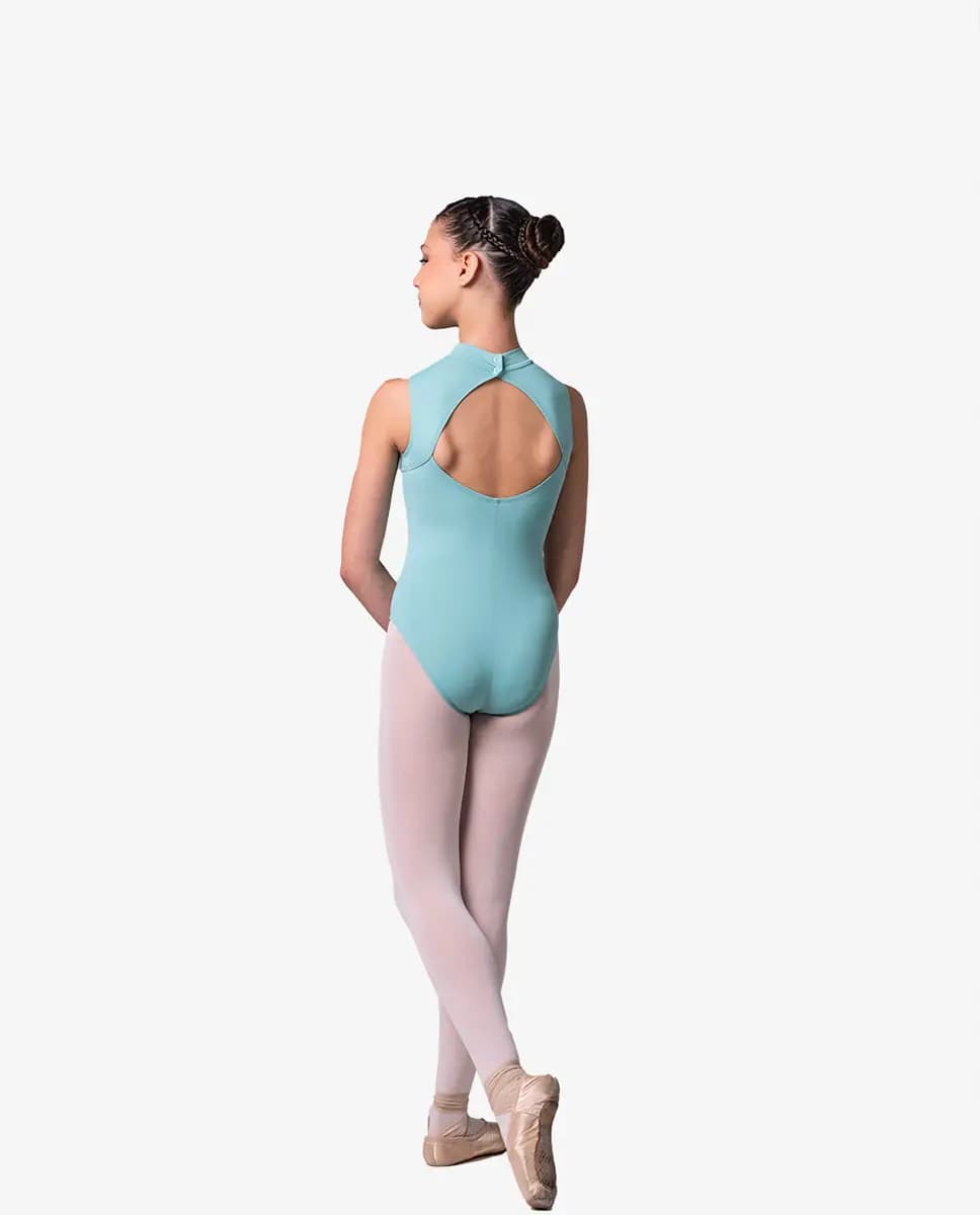 Girls Mock Neck Dance Leotard Aria