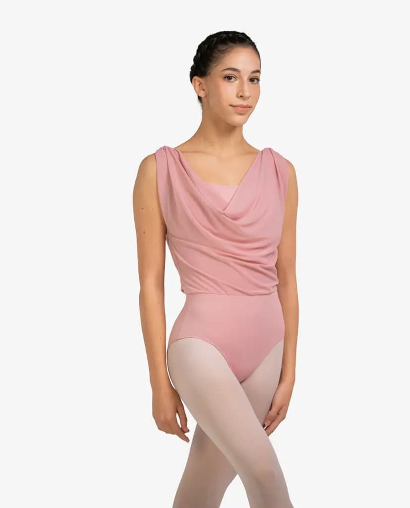 Cowl Tank Leotard Alin