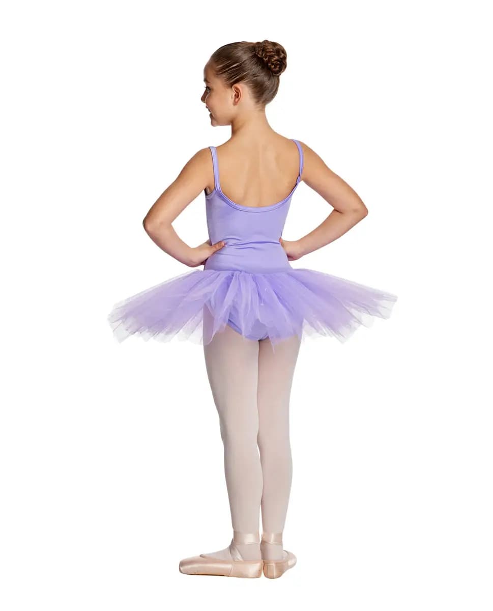 Girls Camisole Tutu 4-layered tulle Dress Everly
