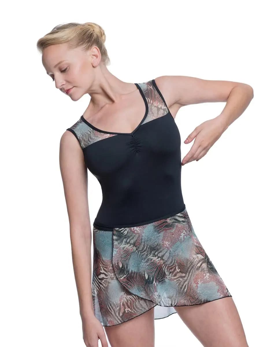 Ines Printed mesh Skirt
