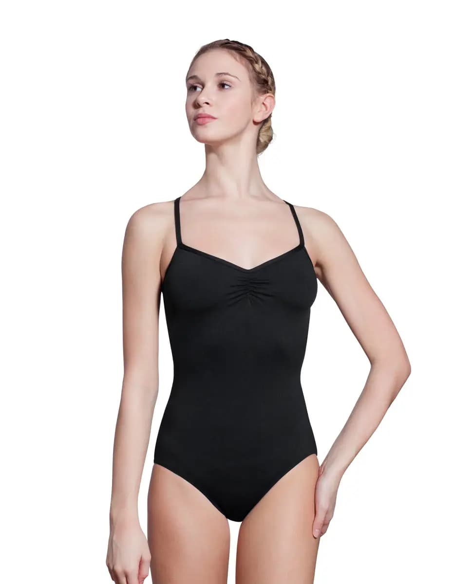 Lara Camisole Printed Mesh Leotard