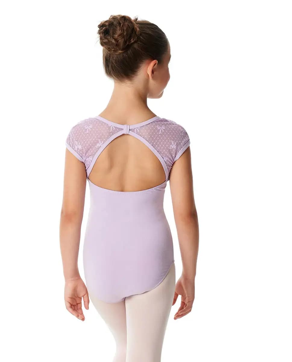 Girls Cap Sleeve Leotard Elaine