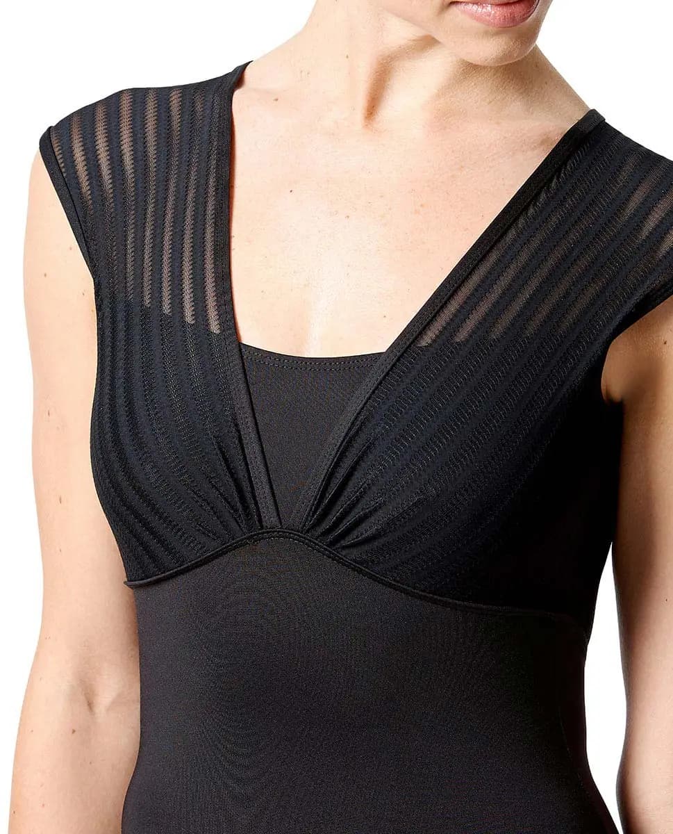 Cap Sleeves Leotard Albina