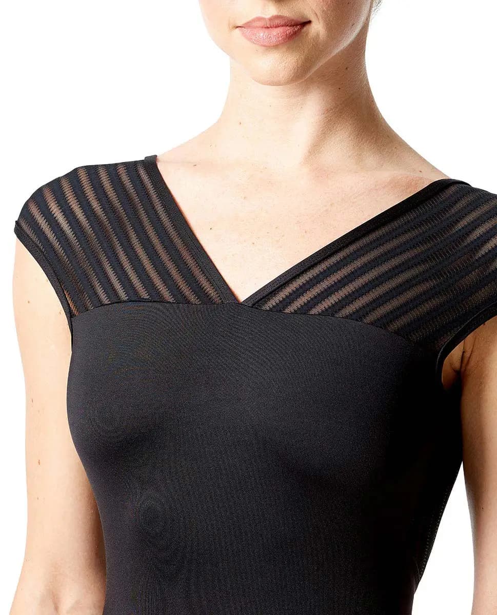 Short Sleeves Leotard Milagros