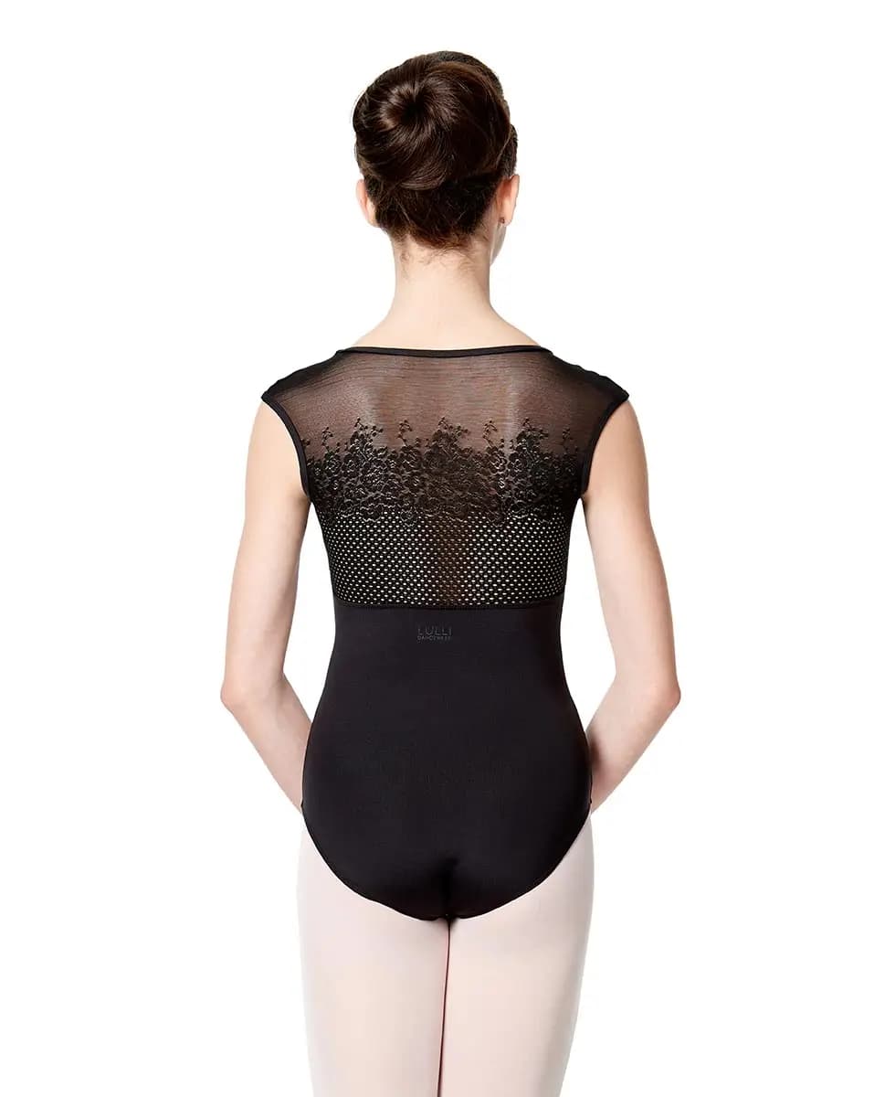 Cap Sleeves Leotard Annalisa