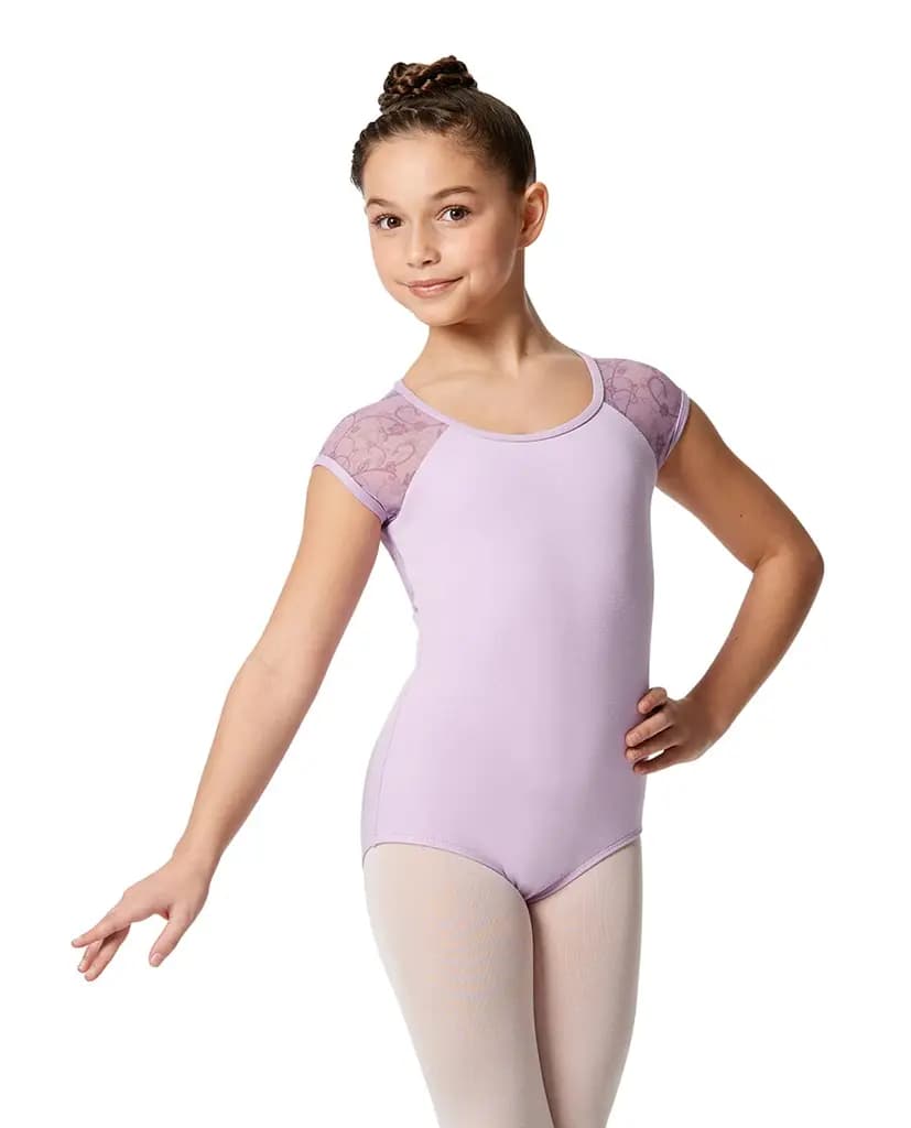 Girls Cap Sleeve Leotard Amita