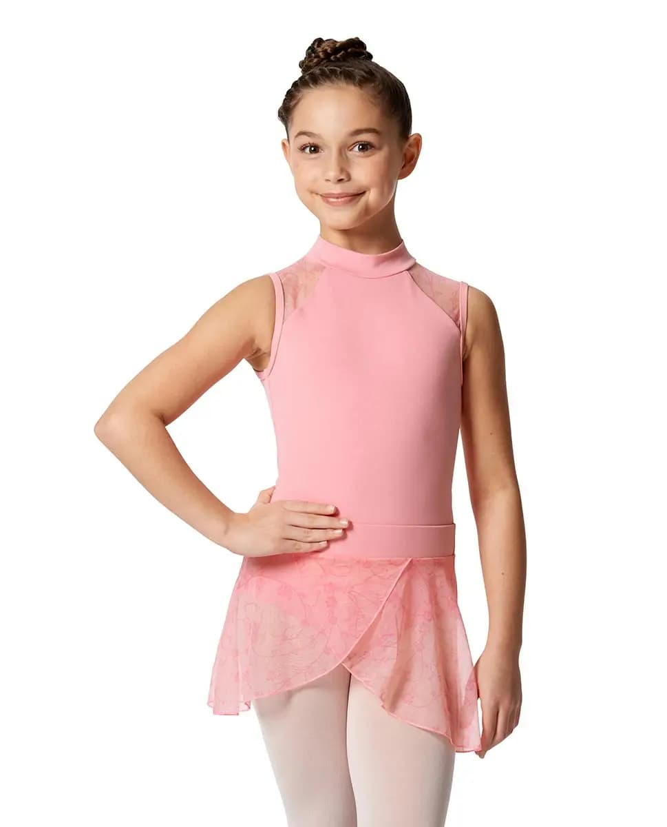 Girls Floral Mesh Skirt Melania