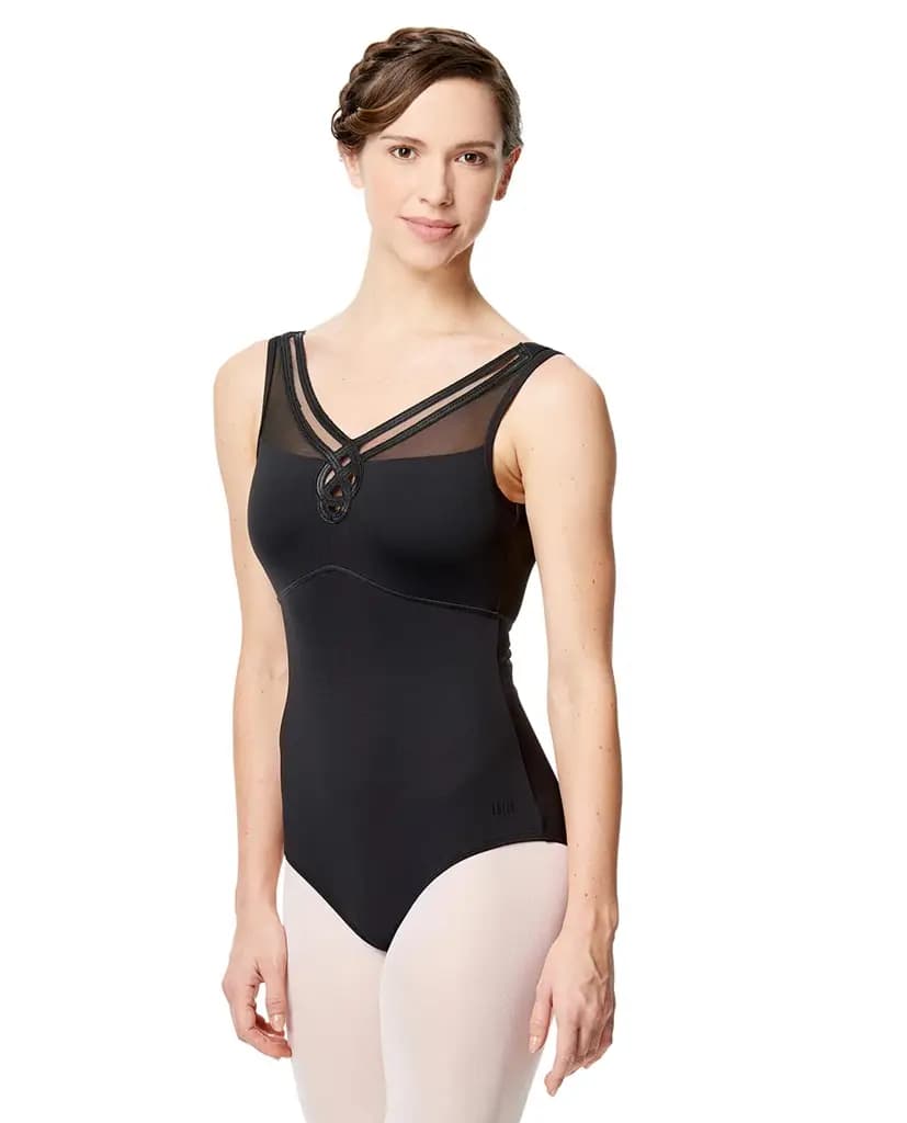 Women Mesh Tank Dance Leotard Flavia