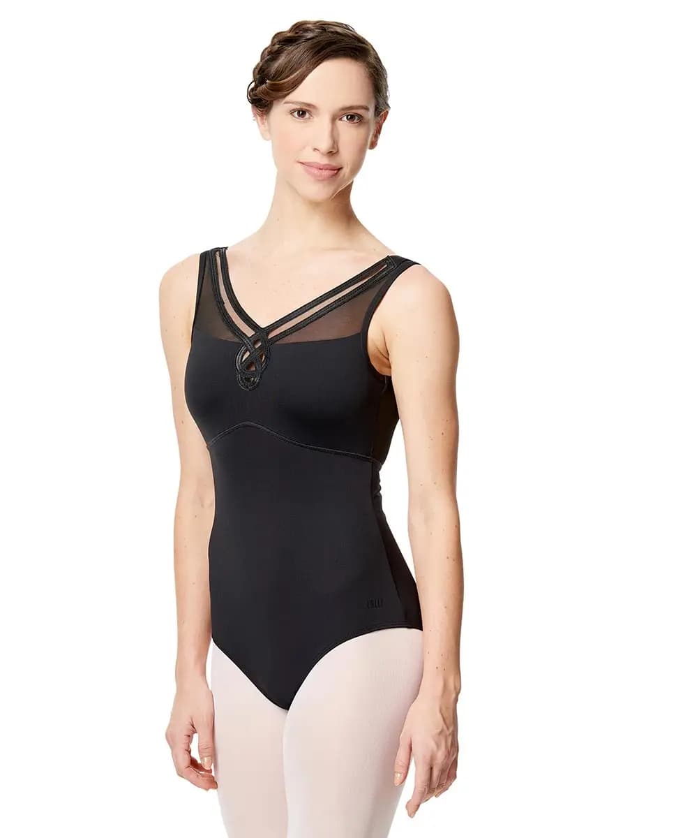 Women Mesh Tank Dance Leotard Flavia