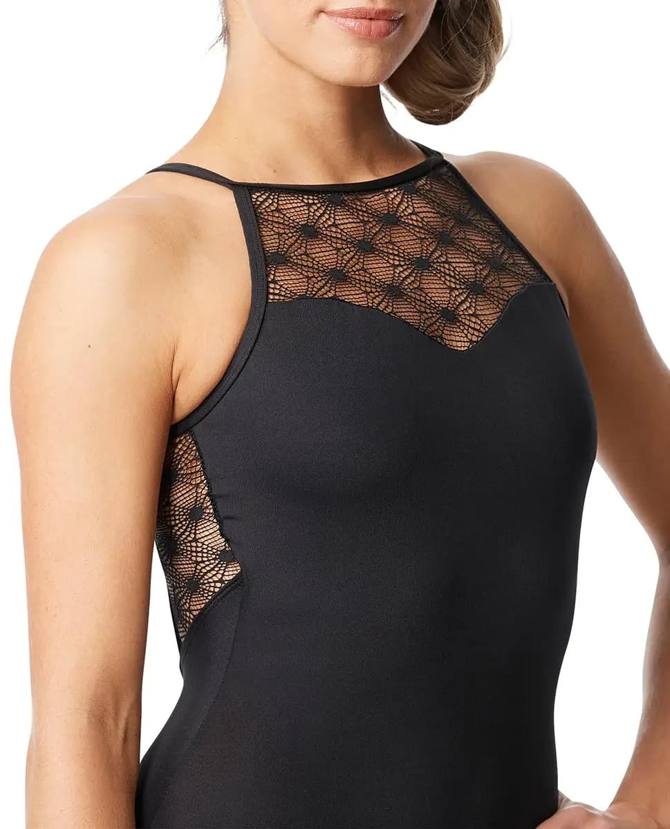 Lace Mesh Camisole Ballet Leotard Josephina