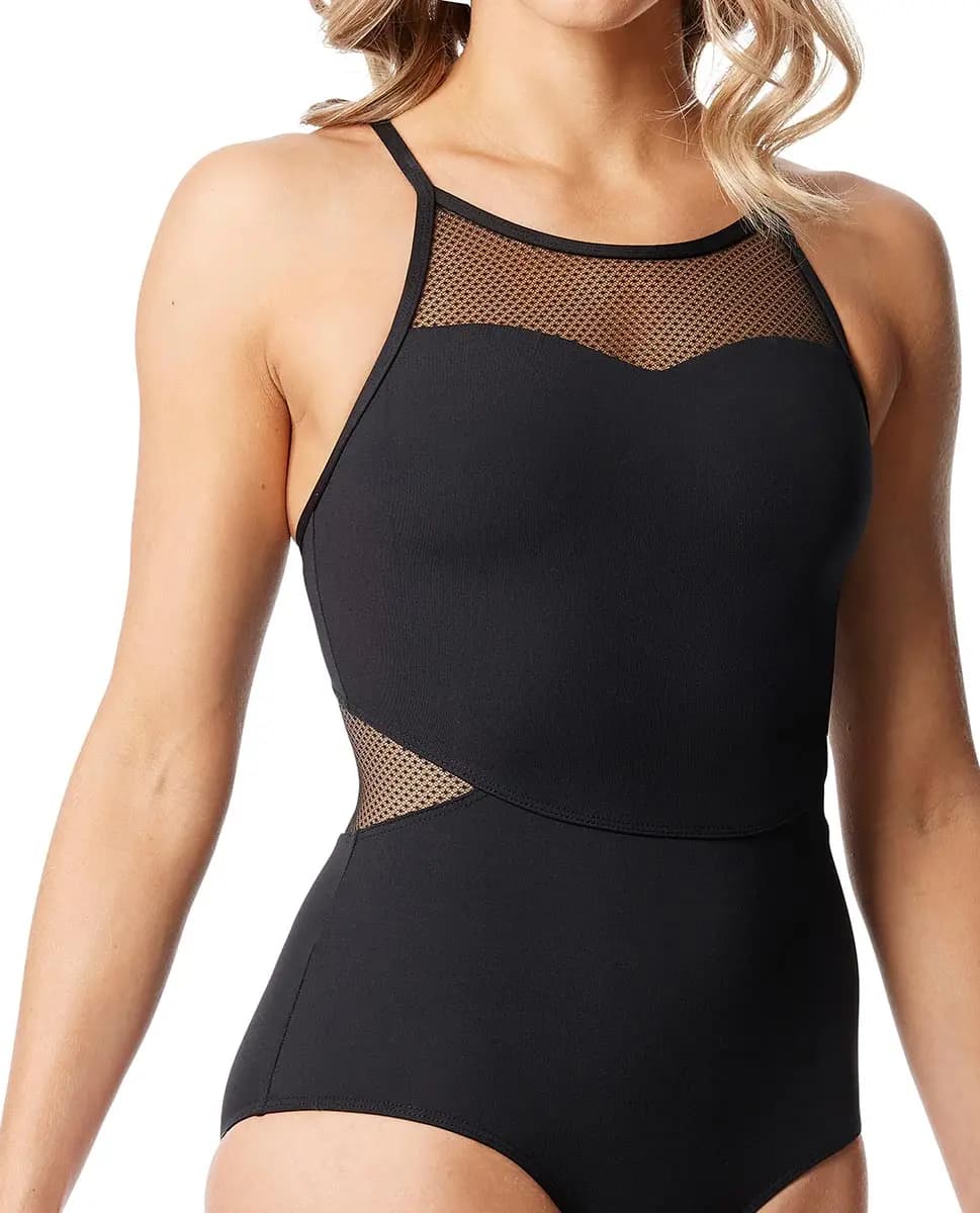 Lace Mesh Leotard Ariele